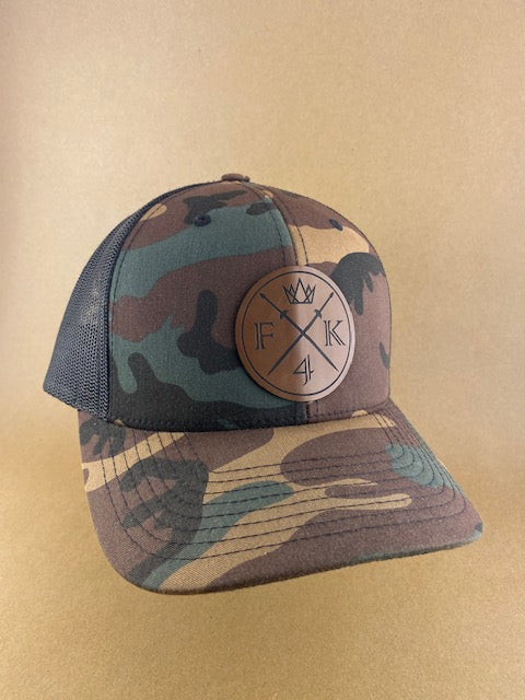 Fit 4 a King Camo Trucker Hat