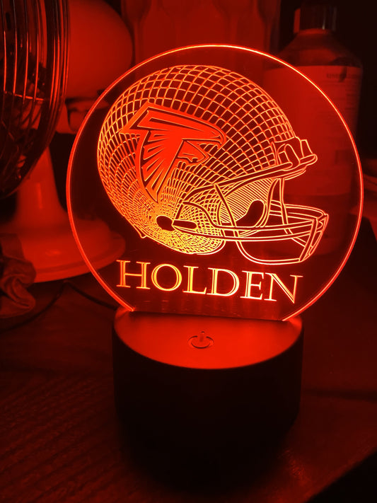 Custom engraved puck light